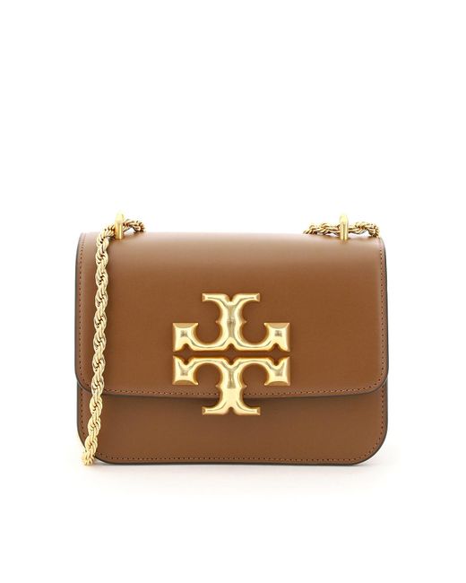 Tory Burch Leather Eleanor Small Shoulder Bag in Brown | Lyst Canada