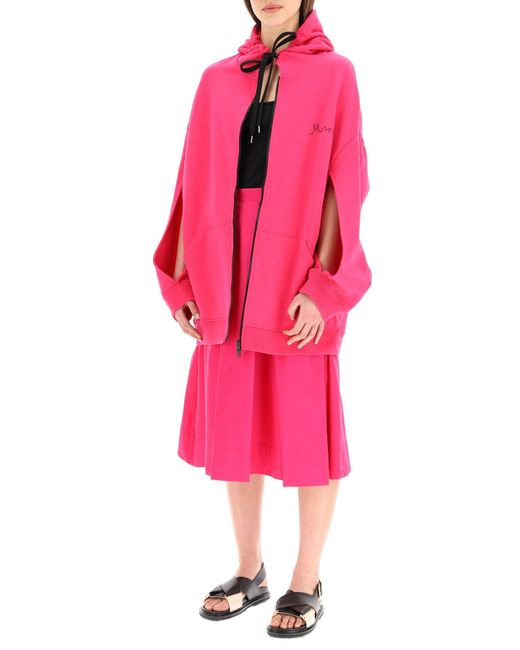 Marni Cotton Midi Skirt in Fuchsia (Pink) - Save 48% - Lyst