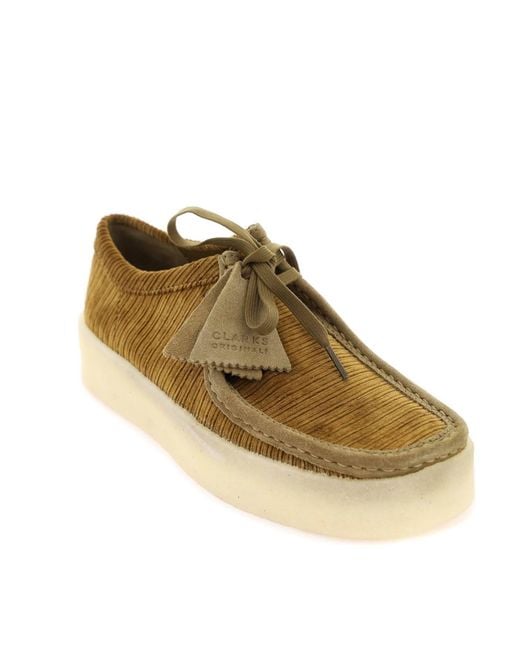 Clarks Brown Originals Wallabee Cup Lace-up Shoes for men