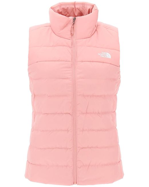 The North Face Pink Akoncagua Lightweight Puffer Vest
