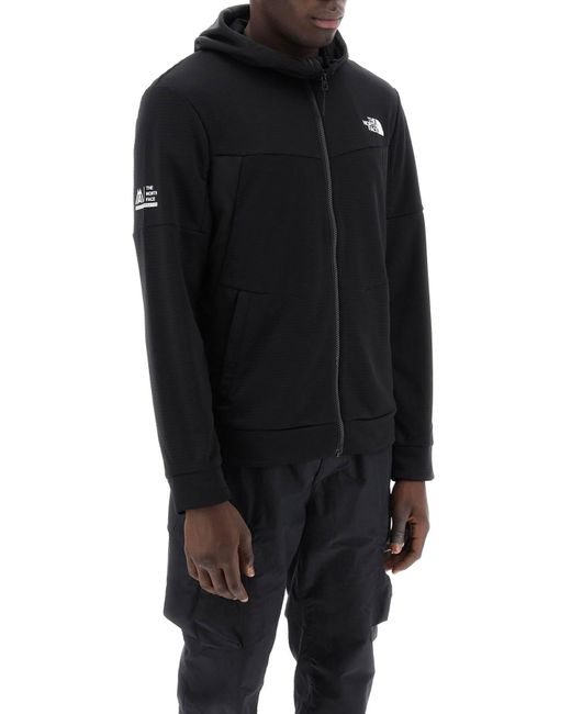 The North Face Black Hooded Fleece Sweatshirt With for men