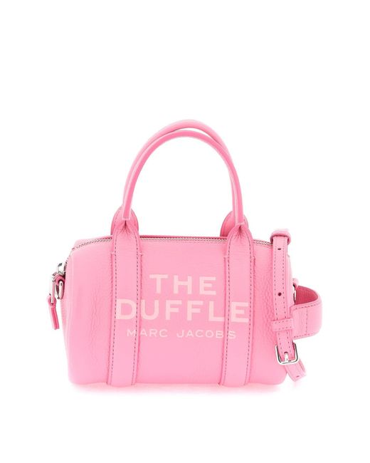 Marc Jacobs Pink Borsa The Leather Mini Duffle Bag
