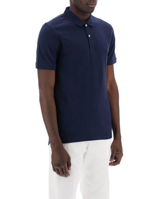 Vilebrequin Blue Regular Fit Cotton Polo Shirt for men