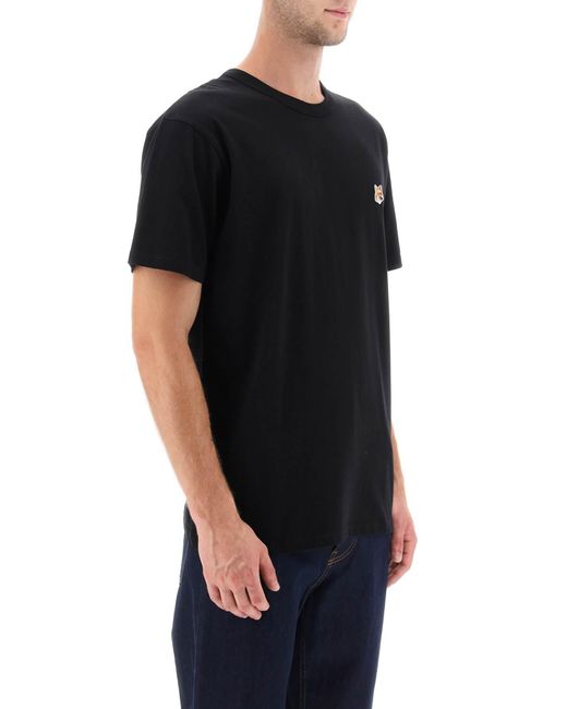 Maison Kitsuné Black Fox Head T Shirt for men
