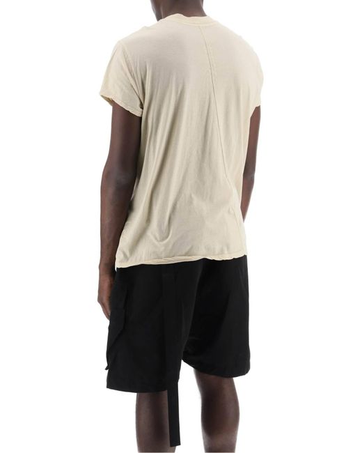 Rick Owens Natural Drkshdw Jumbo T-Shirt for men