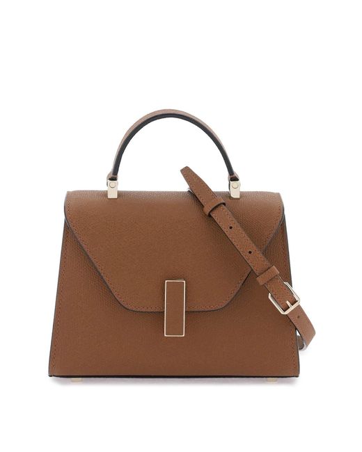 Valextra Brown Iside Micro Handbag