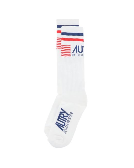 Autry White Icon Socks for men