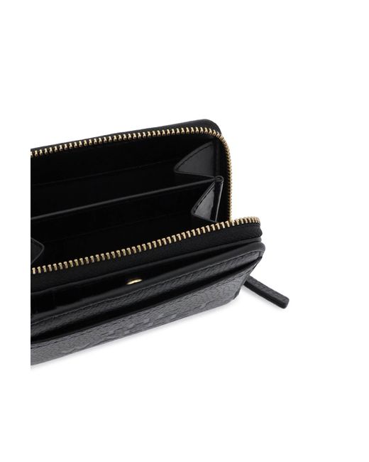 Portafoglio The Leather Mini Compact Wallet di Marc Jacobs in Black