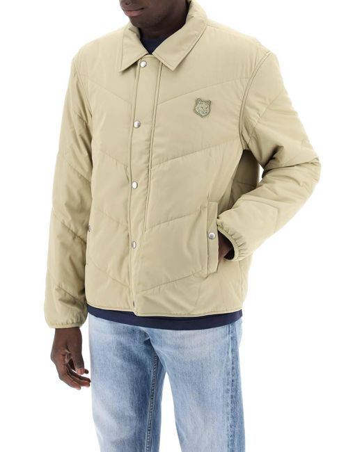 Maison Kitsuné Natural Quilted Jacket for men