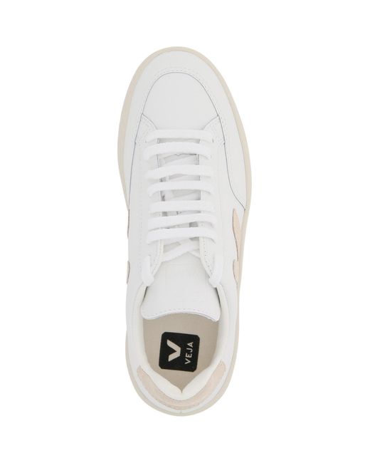 Veja White V 12 Leather Sneakers