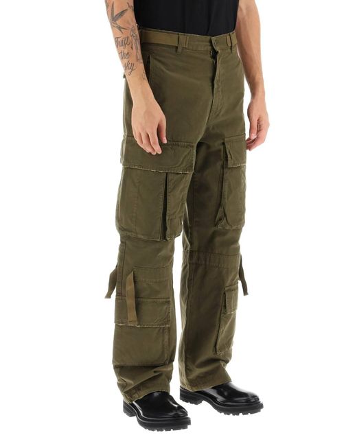 DARKPARK Green Julian Cargo Pants for men