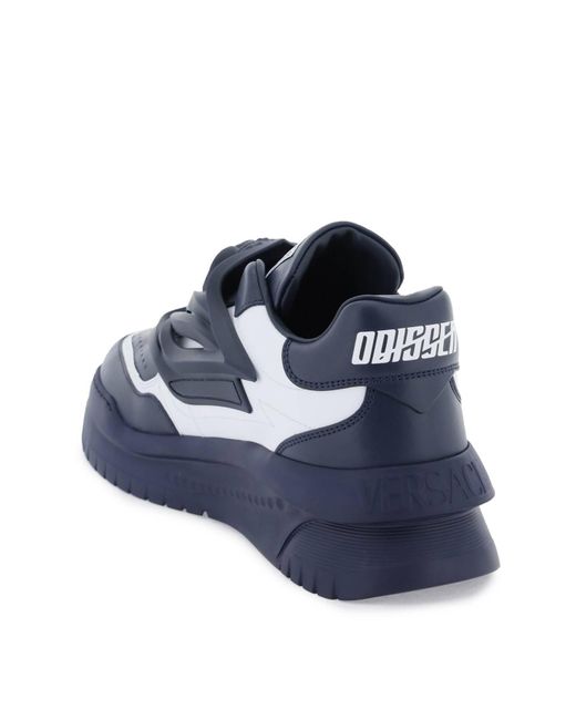 Versace Blue Odissea Sneakers for men
