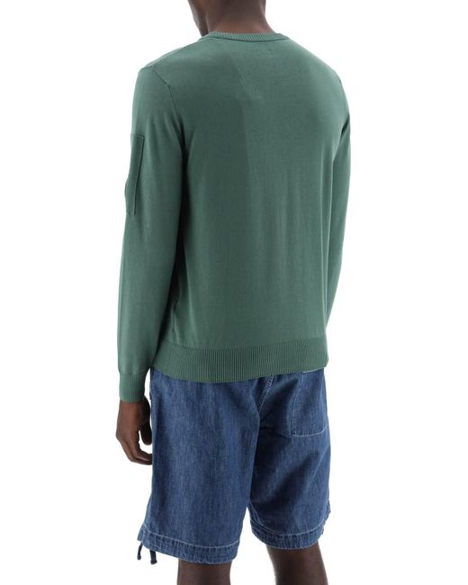 C P Company Green Juelas Cotton Pullover for men