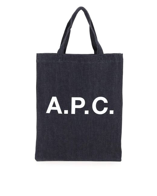 A.P.C. Blue Laure Tote Bag