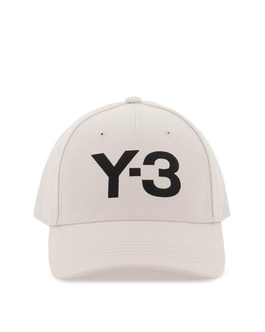 Y-3 Gray Y-3 Baseball Cap With Embroidered Logo for men