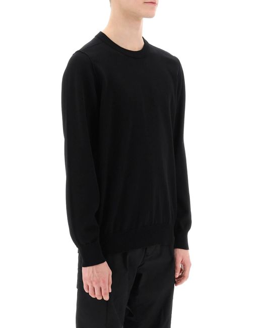 Stone Island Black Organic Cotton Sweater for men