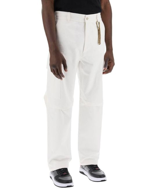DARKPARK White Laurent Saint Laurent Cargo Pants for men