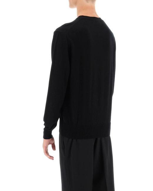 Pullover In Cotone Organico E Cashmere di Vivienne Westwood in Black da Uomo