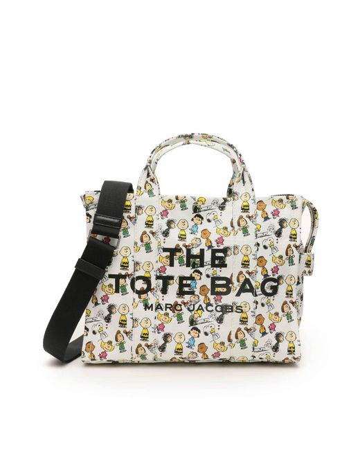 Marc Jacobs White Peanuts X The Small Tote Bag