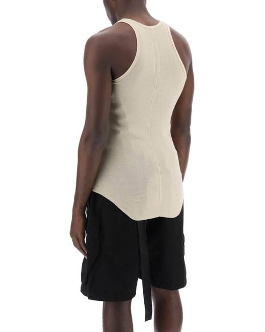 Rick Owens White Drkshdw Cotton Jersey Tank Top For for men