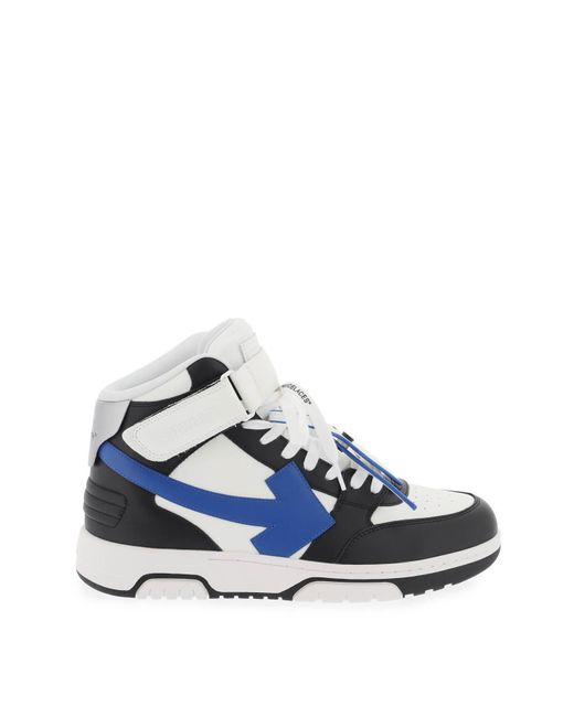 Off-White c/o Virgil Abloh Blue Off- Out Of Office High Top Sneakers for men