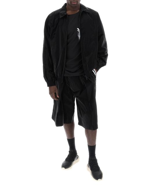 Y-3 Black Y-3 Long-Sleeved Perforated Jersey T for men