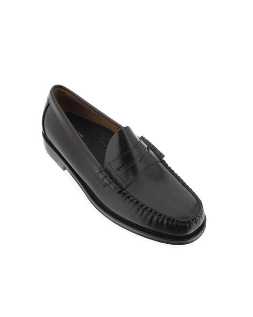 G.H.BASS Black Weejuns Larson Penny Loafers for men
