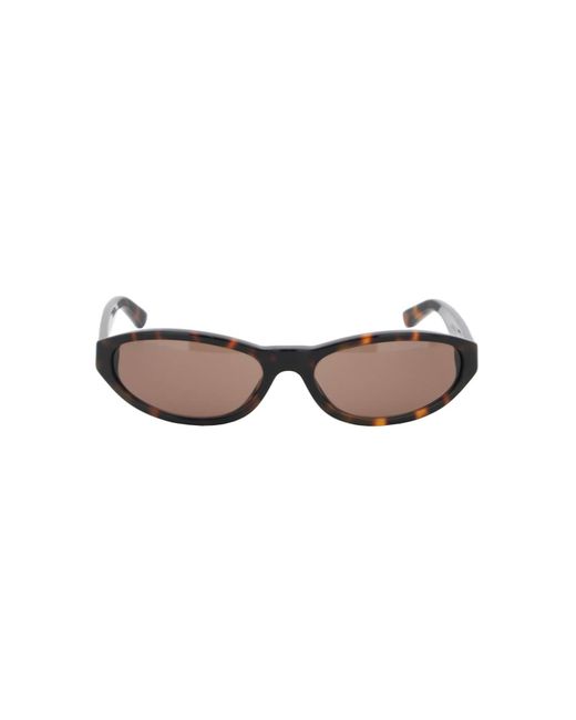 Balenciaga Brown Neo Round Sunglasses For A Stylish Look