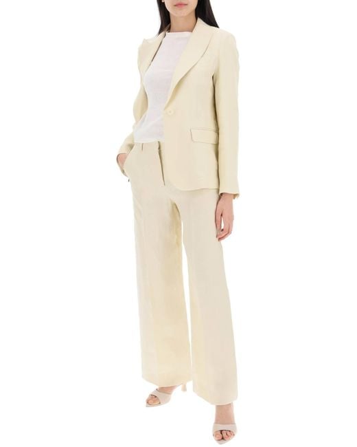 Blazer Monopetto Nalut di Weekend by Maxmara in Natural