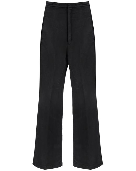 Rick Owens Black High Waisted Bootcut Jeans With A for men