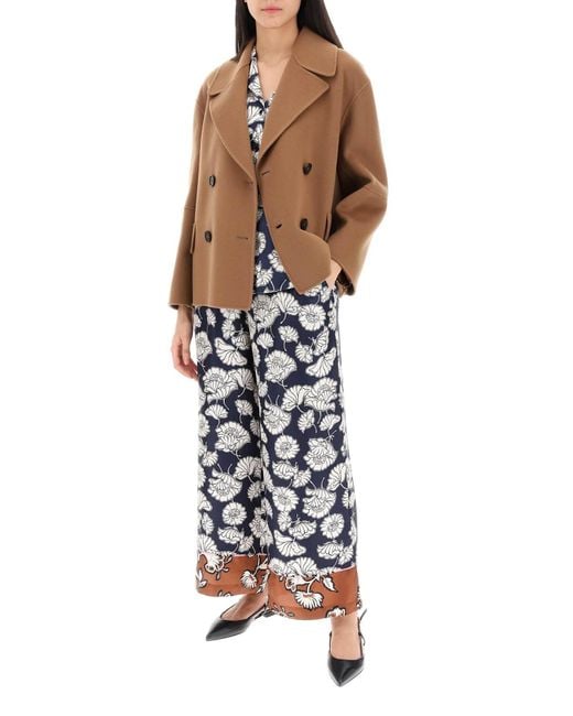 Pea coat deals cape