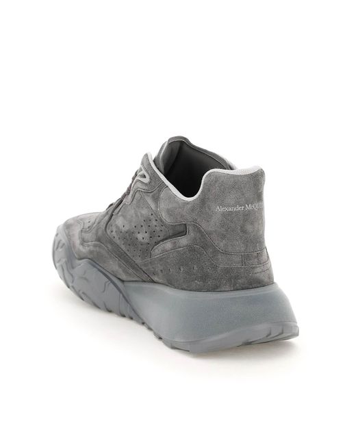 suede mcqueens grey
