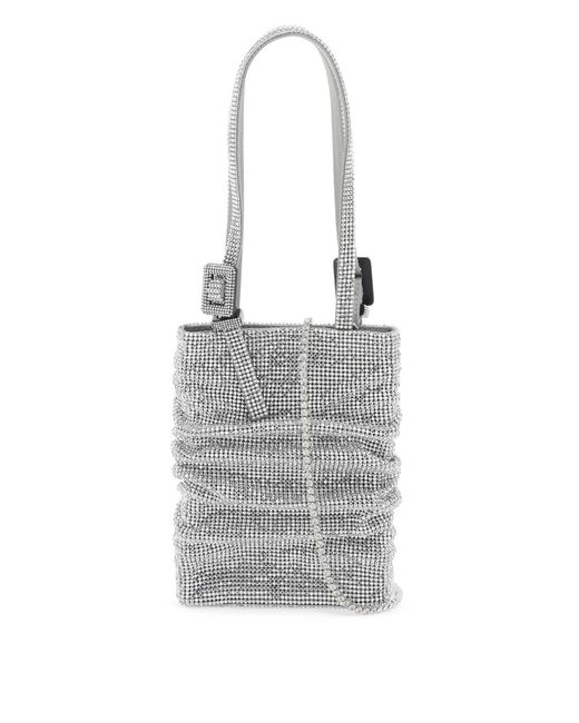 Benedetta Bruzziches Gray Lollo La Petite Handbag