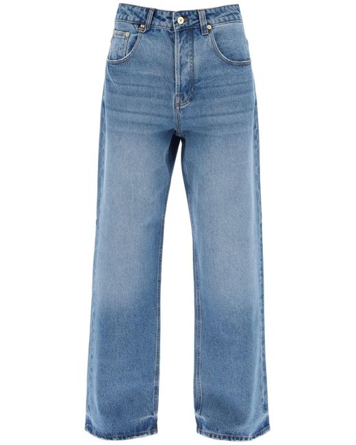 Jacquemus Blue Wide-Leg Jeans