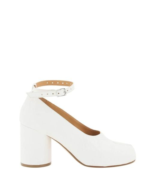 Maison Margiela Tabi Mary-jane in White | Lyst