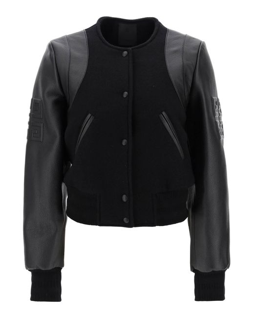 Bomber Cropped di Givenchy in Black