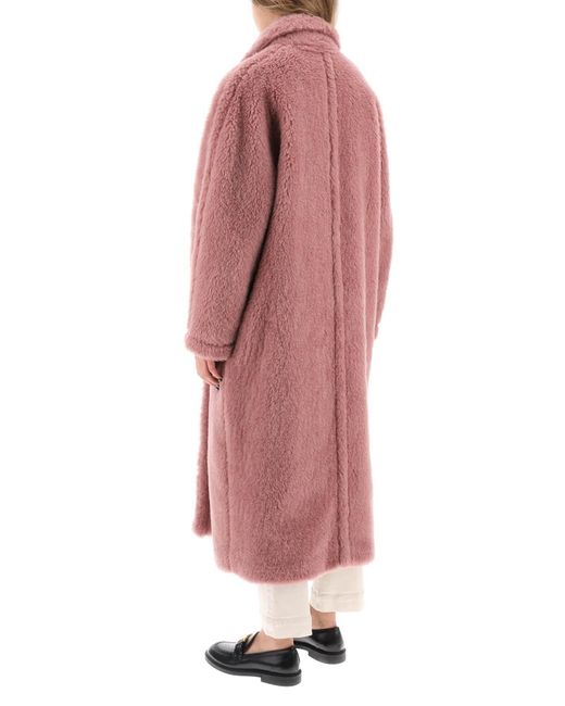 Max Mara Teddy Bear Coat in Pink
