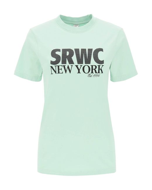 Sporty & Rich Green Sporty Rich Srwc 94 T-Shirt
