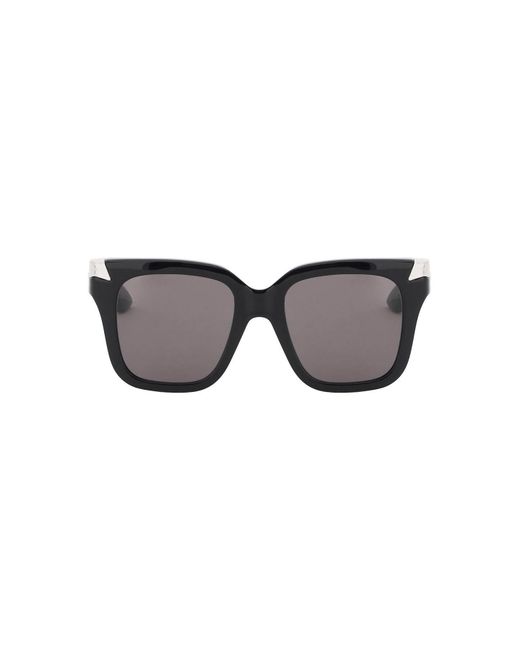 "occhiali da sole oversize punk" di Alexander McQueen in Black