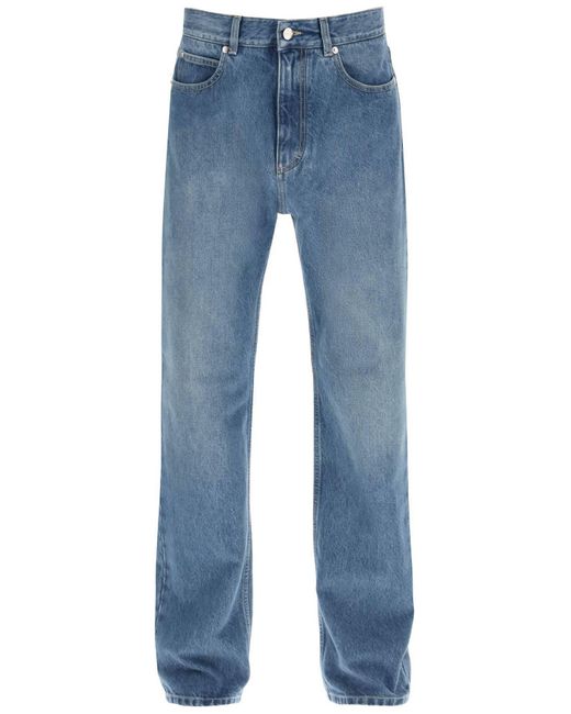 Ferragamo Blue Straight Jeans for men