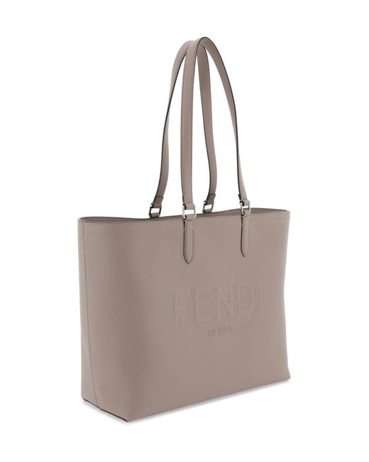 Fendi Natural Roma Shopping Bag for men