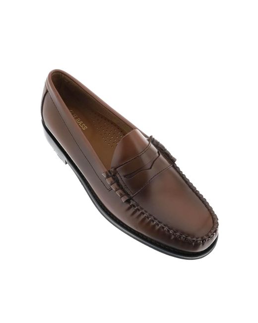 G.H.BASS Brown Weejuns Larson Penny Loafers for men