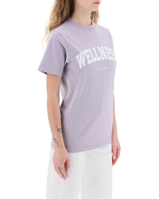 Sporty & Rich Purple T Shirt With Print