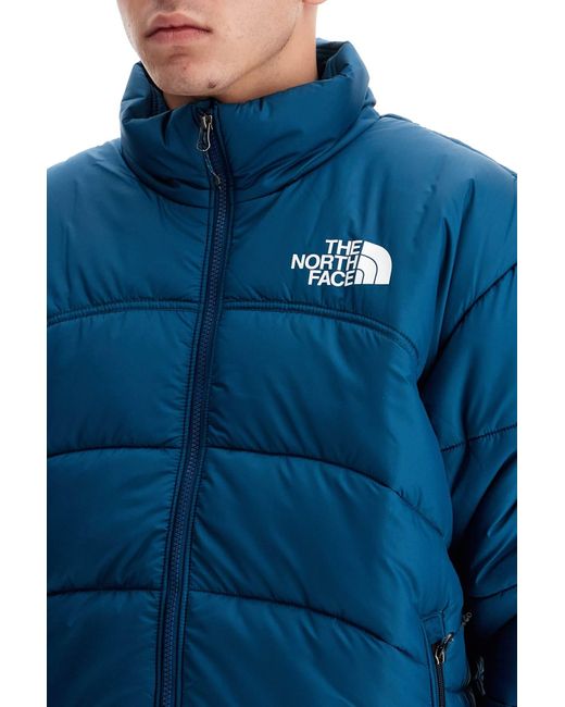 The North Face Blue Synthetic Insulated Puffer Jacket for men