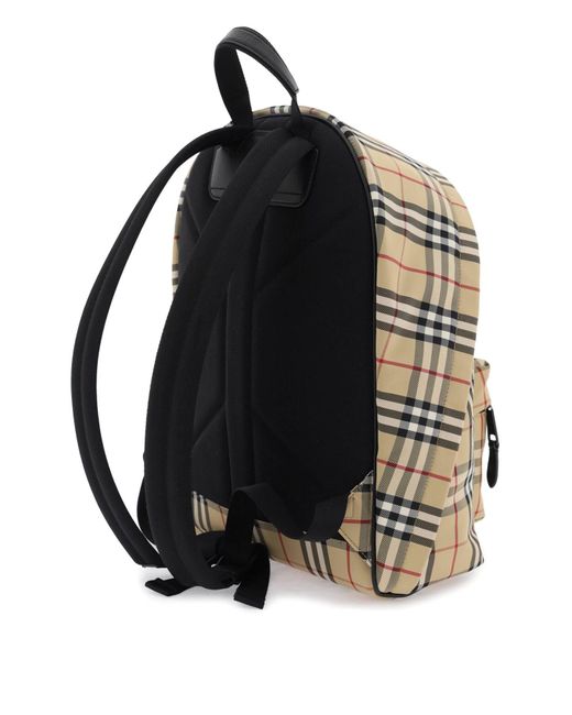 Burberry Natural Check Backpack for men