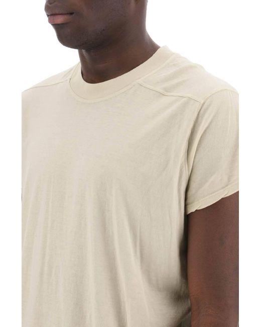 T Shirt Jumbo di Rick Owens in Natural da Uomo