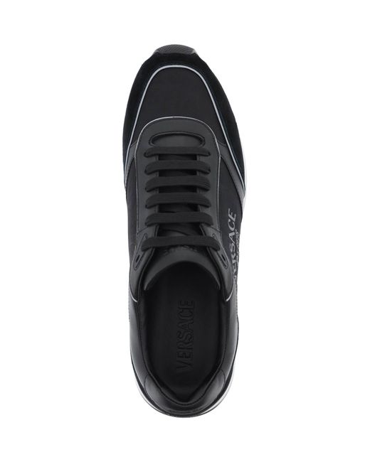 Versace Black Milano Sneakers for men