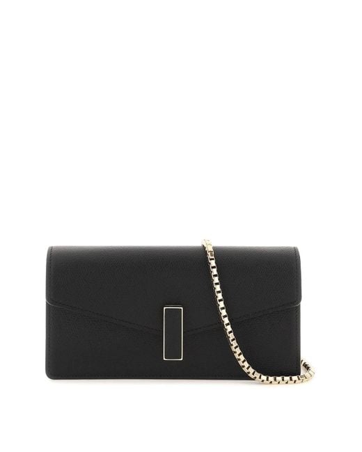 Valextra Black 'Iside' Clutch