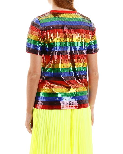 michael kors rainbow sequin dress
