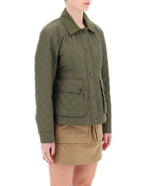 Moncler Green Quilted Galene